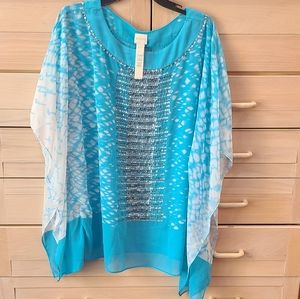 Chico's Resort Wear Bathing Suit Cover Up.